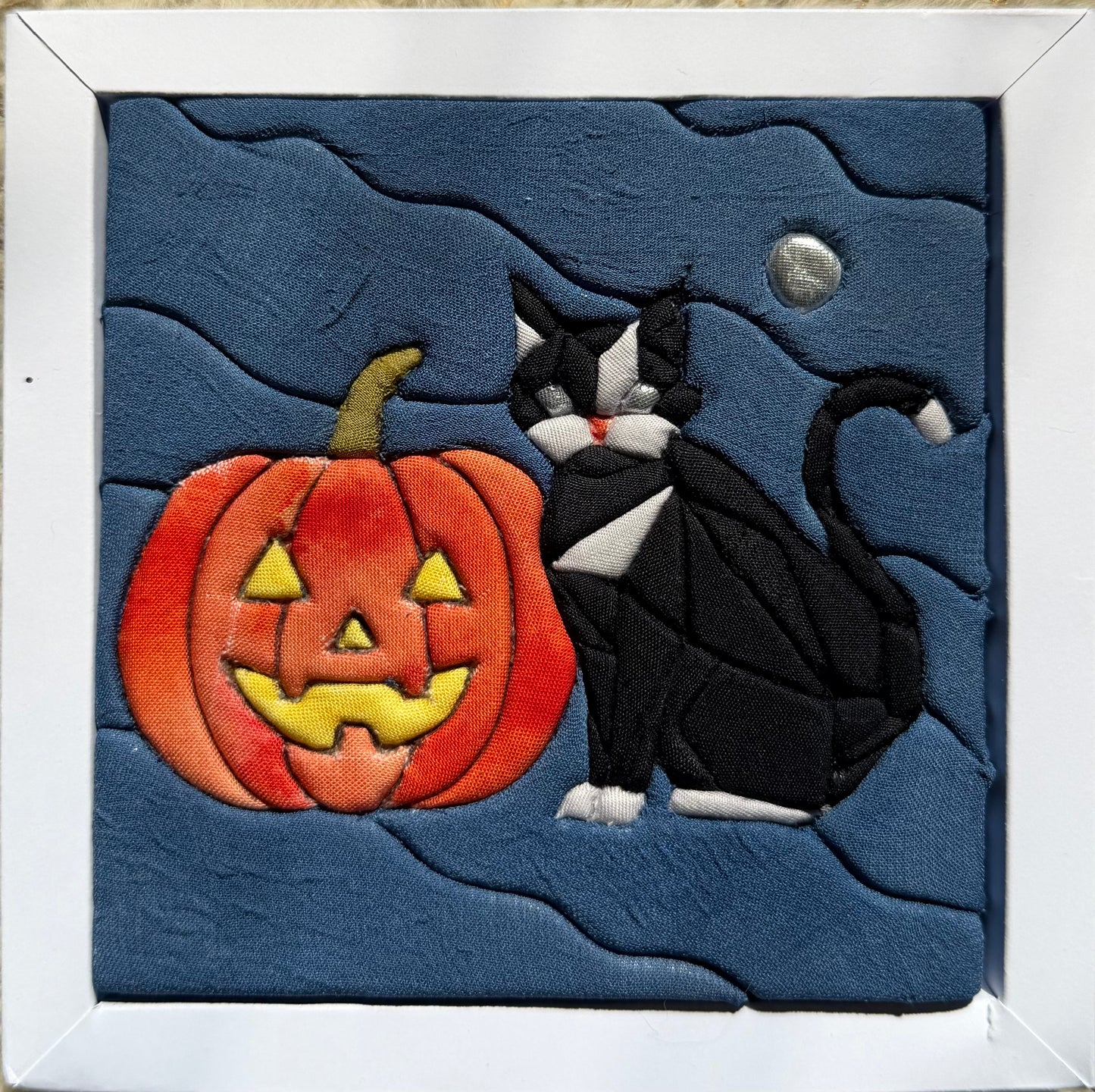 Halloween Cat & Pumpkin